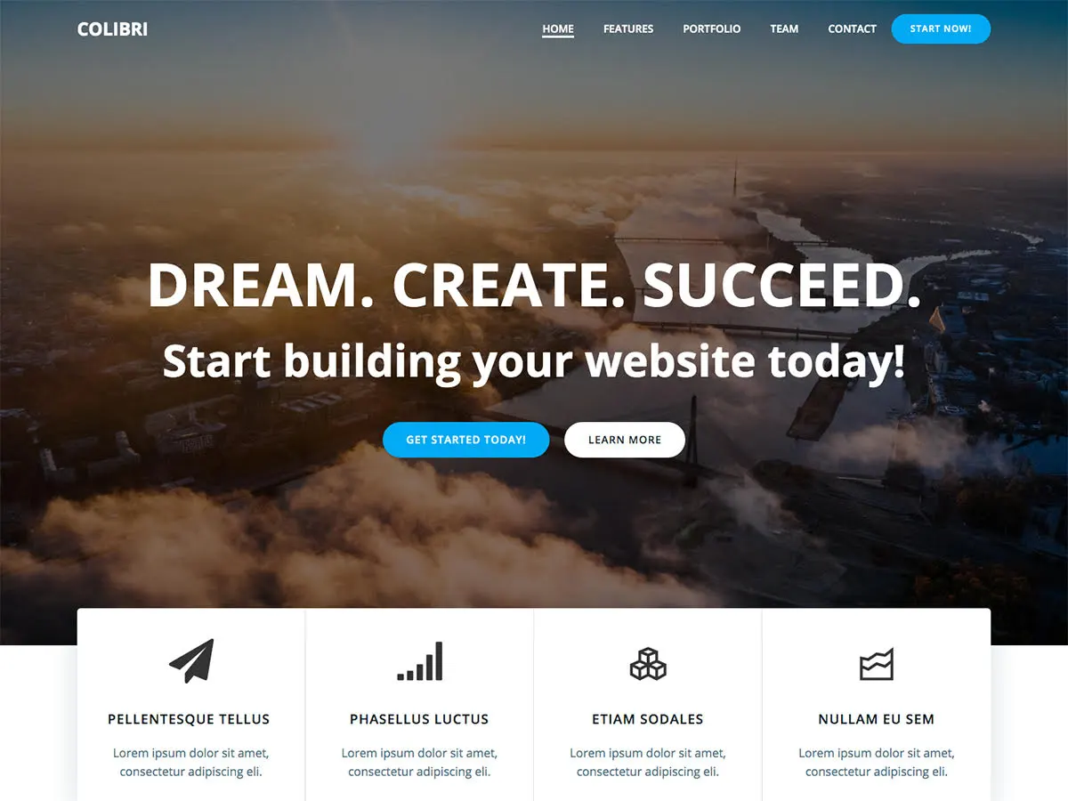 тема Colibri WP